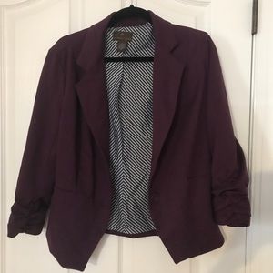 Women’s purple blazer